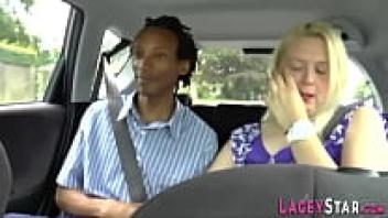 Granny and the plump Britt slammed against each other.