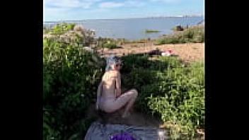 Creampie on the shore