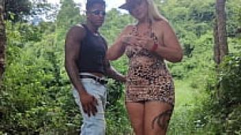 public sex that is wild, The visitor in the forest gives Tiffany a lot of affection by rubbing his enormous anaconda across her ass.0 anal