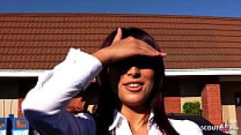 Audrianna Angel, a little Tits girl, is picked up for rough love.