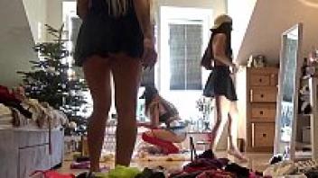 Teens Party Voyeur Without Underwear