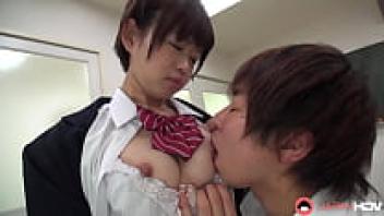 Uncensored: Japanese student Kaho Miyazaki licks a dick