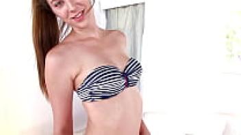 Layla Adams, an 18-year-old newbie, has a huge cock POV blowjob and swallows a lot of cum.