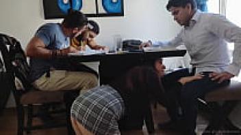 Because they all adore her Gangbang, students take advantage of the teacher's lust (1/2).