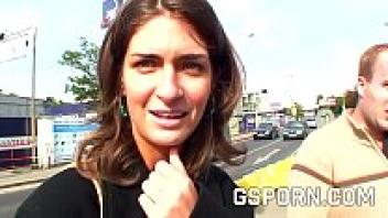 Anal love for an amateur reality outside babe