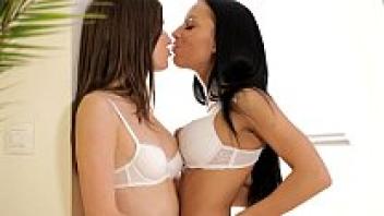 Bailey Ryder burying her tongue in her pussy in Nubile Films