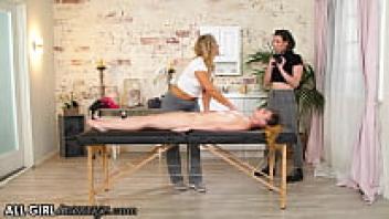 AllGirlMassage Titties and Pussy Are Oiled and Ready to Play During the Photoshoot