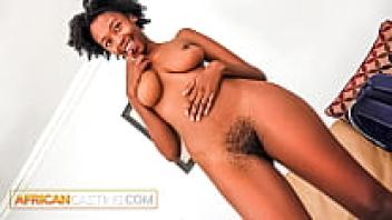 Unruly 18-year-old Ebony Hottie Is Ready To Get Booked By Sucking Big Cock Producer