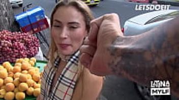 Big Tits Merchant Anastasia Rey's amateur Latina pussy is ravaged in a naughty pickup and love session in this free full video.