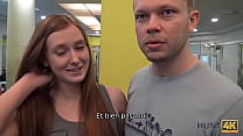 HUNT4K. Hunter impales his lover and offers money to a cuckold who is greedy in an empty gym.