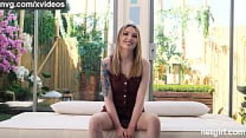 The Strawberry Blonde Receives Cream Pie