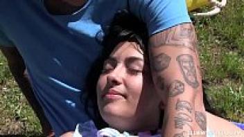 Outside, an Emo teen finds love.