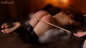 Hard spanking and bdsm bondage for my Asian skinny teen