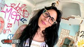 Spanish actor Kevin White adores this hot, busty, tattooed Spanish lady.