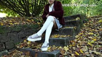 First porn casting of a pretty teenage girl