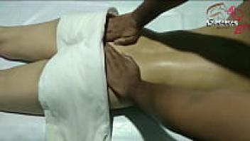 Full body massage for an Indian woman