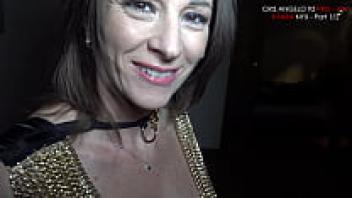 Part 1/2 of Kyara Nyx Cris Angelo's BDSM Domination Anal in France's Creampie in Barcelone