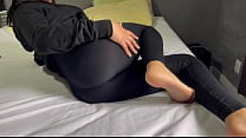 Cumming fingering masturbation in a solo style