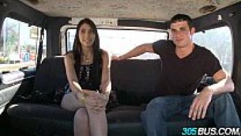 22-year-old brunette with an amateur blowjob