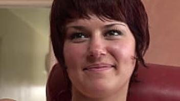 Mum sucking a large cock