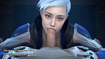Hentai AI-Generated Mortal Kombat Frost Deepthroat Blowjob Uncensored