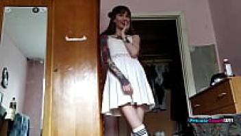 An amateur Russian couple's blowjob, masturbation, and foot play with cumshot