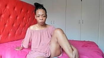 Ebony, a gorgeous babe with a large natural booty