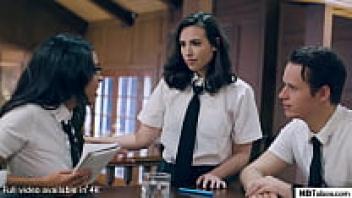 Vienna Black and Casey Calvert are creepy stepsiblings who adore a virgin teen.