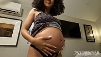 Collection of Pretty Pregnant Black Girls with Pussy Pops