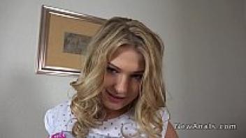 Anal sex with a curvaceous amateur blonde from Europe