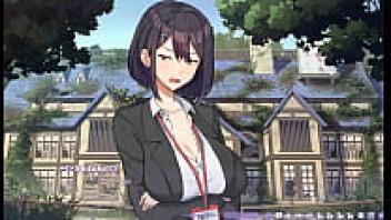 [HAREM HENTAI GAME] Summer Clover [Ep. 25] In the library, nylon stockings are a FOOTJOB!