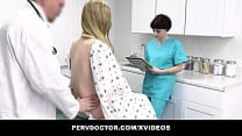 Harlow West, a teenage cutie, is used by a pervert and a nurse.