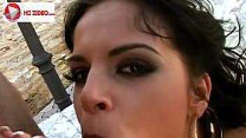 Black Angelika HD 1080p with cum covering