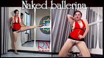 Noir, Regina. The woman is performing ballet sans underwear. Upskirt of a nude dancer A poster