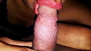 I cum on his lips in 4K while sucking cock with incredibly delicious sounds.