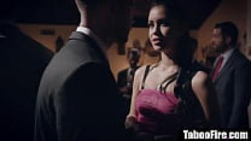 Yuppie slays a sexy teenager in front of his coworkers.