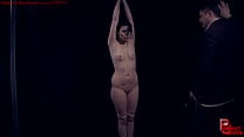 Her first training is for a hot cutie. Introducing her to her first BDSM treatment, which included large dick on her neck, spanking, and whipping.