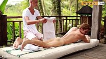 In Tropic Paradise, gay teenage boys get footjobs and oil massages.