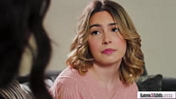 Little guests' hairy pussies are licked by the BnB proprietor.