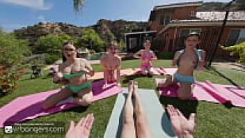 Four Gorgeous College Girls Have Extremely Hot Sex in VR PT3 HD Porn