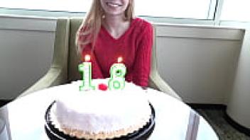 Watch this lanky 18-year-old blonde novice suck cock.