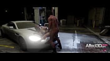 Self-Service Station: Pornographic 3D Animation