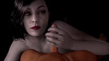 Alcina Dimitrescu gives a hand job in POV | Resident Evil Village 3D Porn Parody.