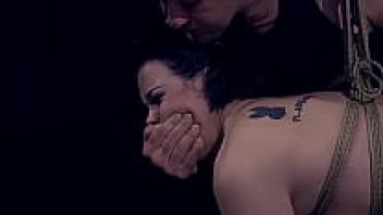 Beautiful babe in the Master's dungeon. Part 2: Painful chick training.