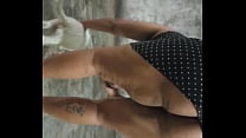 [Karmica][Voyeur] Upskirt. In the yard. Could it be that my neighbour saw me?