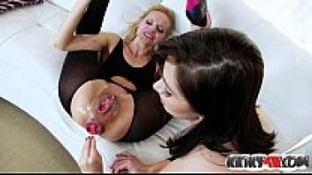 Cumshot and gorgeous chick fisting